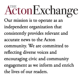 Screenshot of Acton Exchange Mission Statement