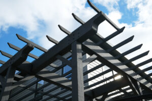 Overhead Lattice at Facade of Tavernier Place