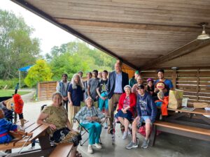 A group photograph; event attendees