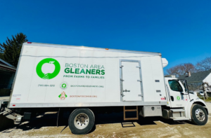 Boston Area Gleaners truck at the South Acton site