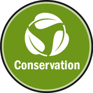 Badge icon representing Conservation